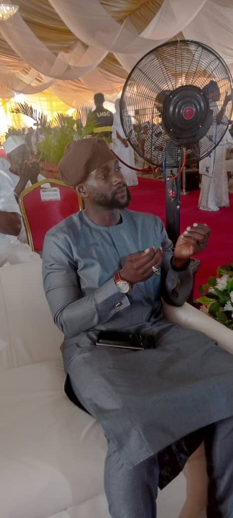 Honourable Commissioner for Youth and Social Development, Lagos State, Hon Mobolaji Ogunlende RAK 