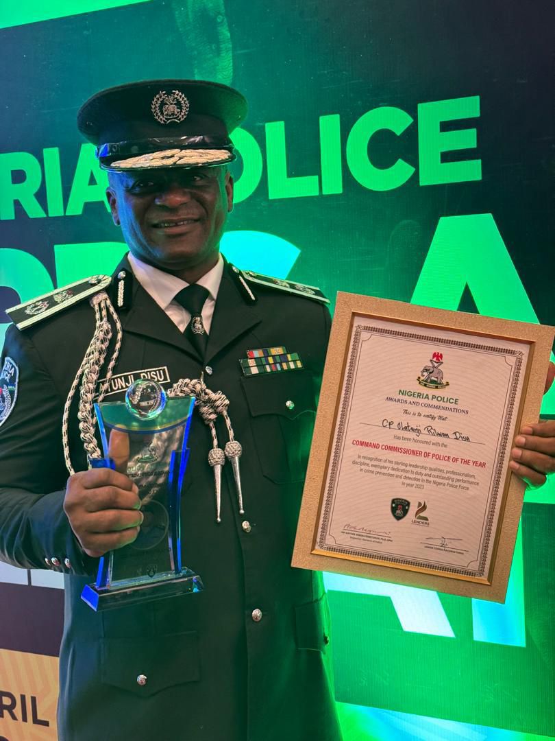 Commissioner of Police, Rivers State Command, CP Olatunji Disu wins NPF Command Commissioner of Police of the Year award 