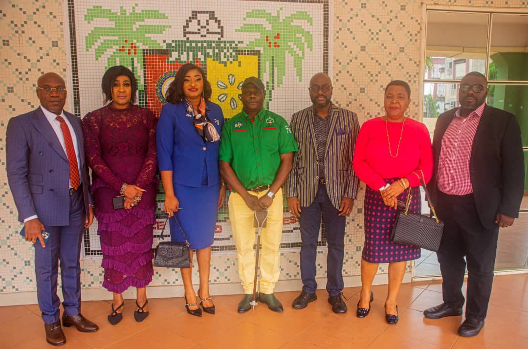 Delegates from the Abia State Security Trust Fund (ASSTF) with the Management team of the Lagos State Security Trust Fund (LSSTF) during the tour of the Lagos State Emergency Management Agency (LASEMA), under the guidance of the agency’s Permanent Secretary, Dr. Olufemi Damilola Oke-Osanyintolu (m).