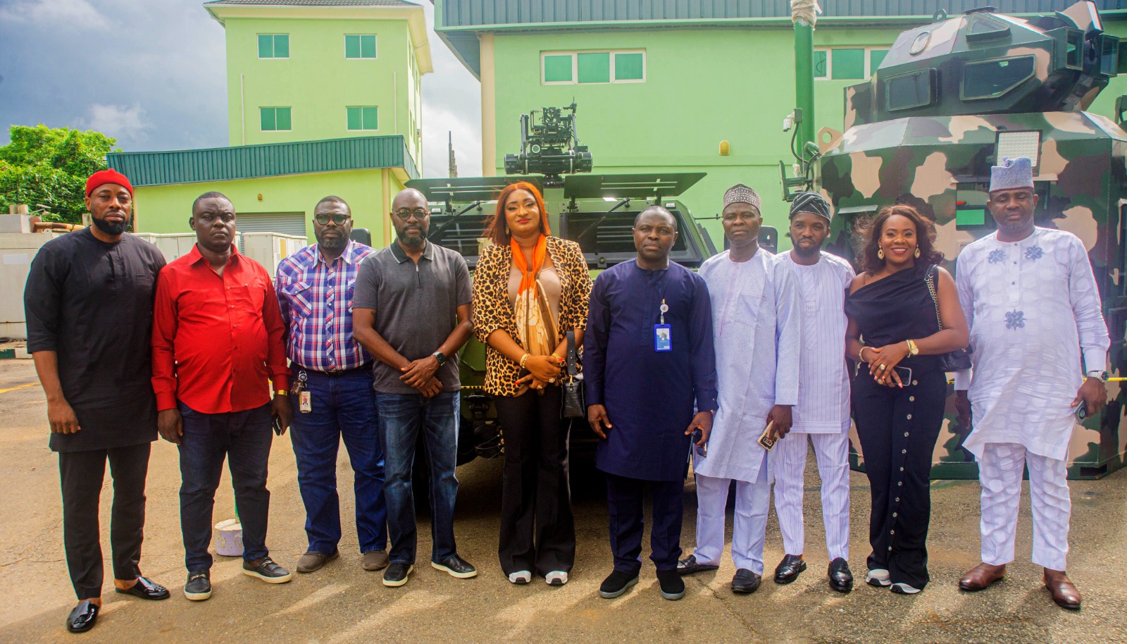 ASSTF team and the LSSTF team with Dr. Kola Balogun, Chairman, Equipment and Protective Applications International Limited (EPAIL) (5th right)