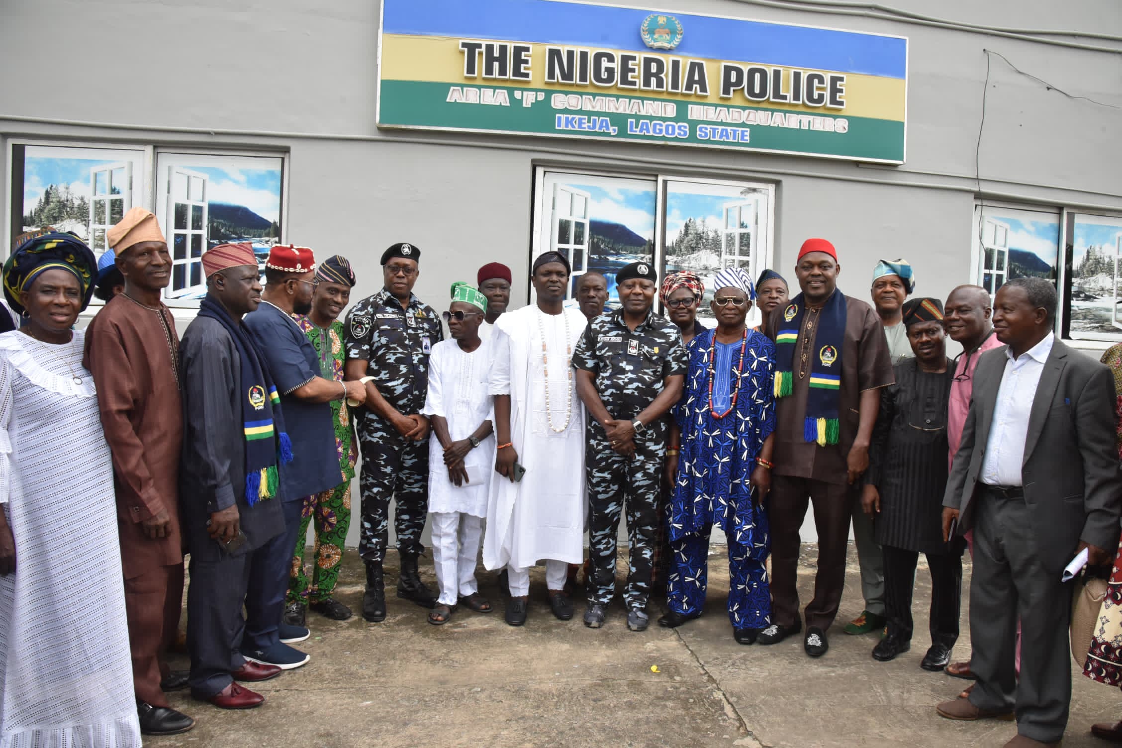 Community stakeholders with Commissioner of Police, Lagos State Command, CP Adegoke Fayoade