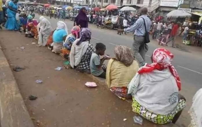 Street begging 