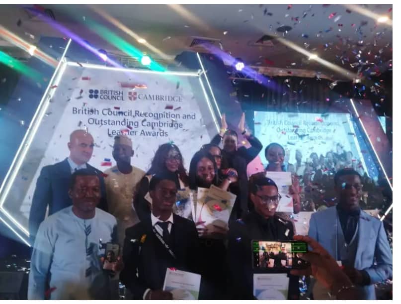 students from three secondary schools in Nigeria received Top in the World Outstanding Cambridge Learners Awards for the June and November 2023 Cambridge examination series.
