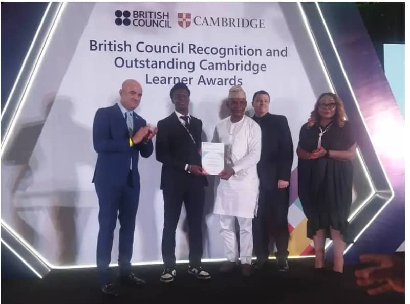 students from three secondary schools in Nigeria have received Top in the World Outstanding Cambridge Learners Awards for the June and November 2023 Cambridge examination series.