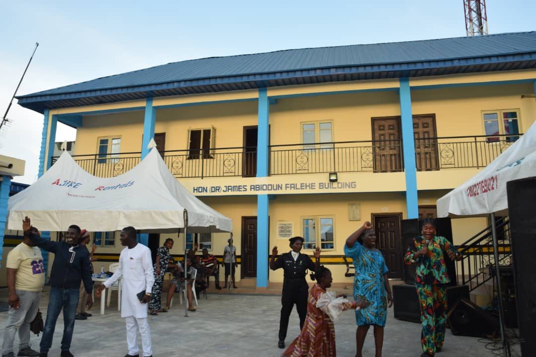 Ojodu Police Station Office Building Named after Hon. James Abiodun Faleke 