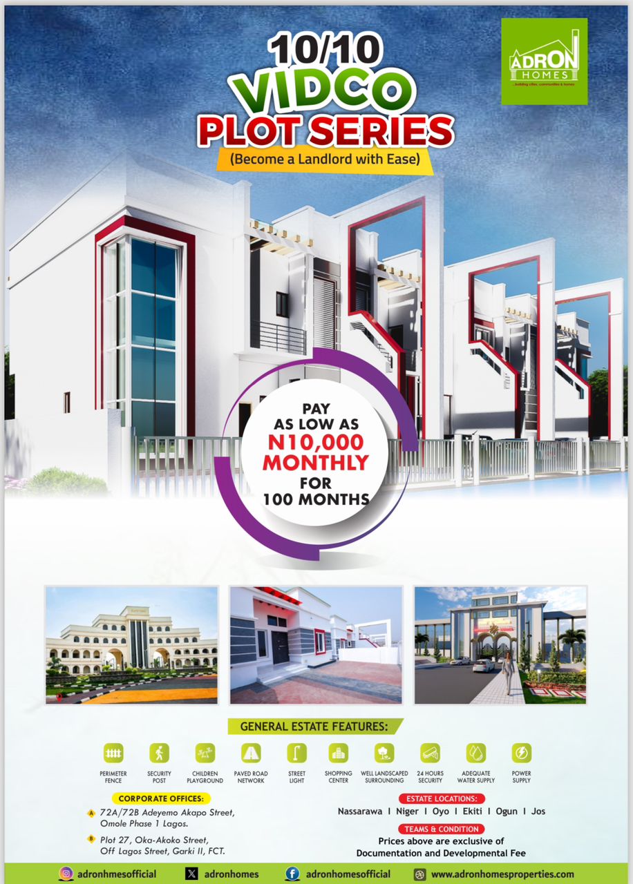 Adron Homes' 10/10 Vidco Plot series 