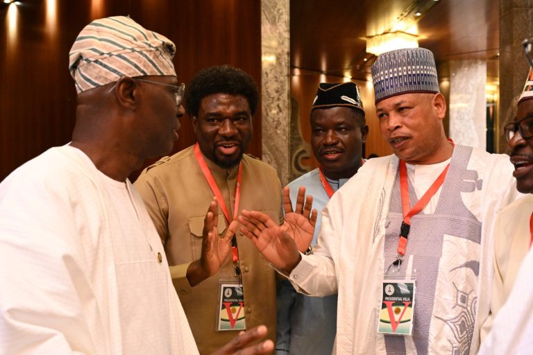 Governor Sanwo-Olu with Members of NLC, TUC