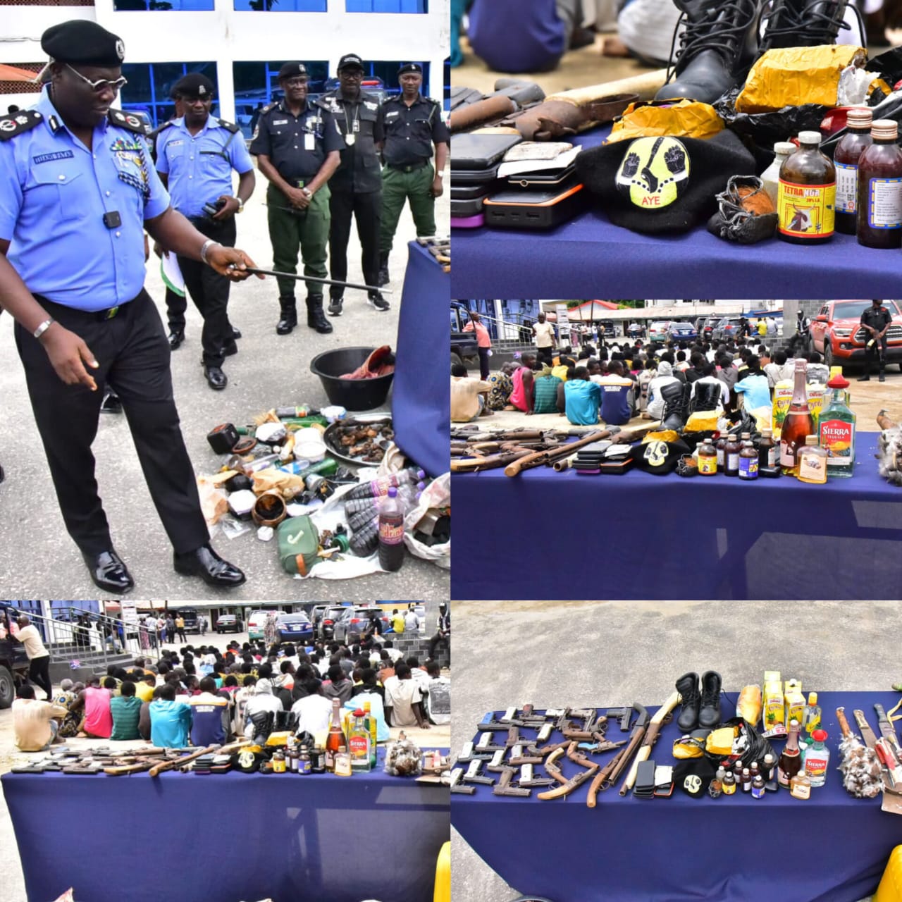 Lagos Police Arrest 135 Suspected Cultists, Recover 26 Firearms in Coordinated Crackdown Against 7/7 Cult Celebrations - Trek Africa
