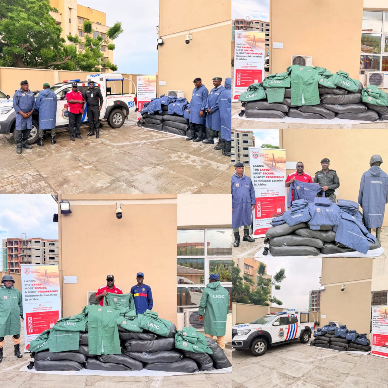 LSSTF Boosts RRS, LNSC, Lagos Taskforce with Operational Vehicle and 2,250 Raincoats - Trek Africa