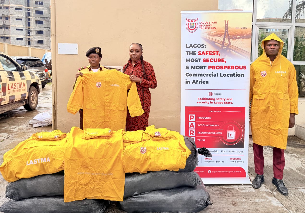 LSSTF Donates Raincoats to LASTMA to Strengthen All-Weather Traffic Management Operations - Trek Africa