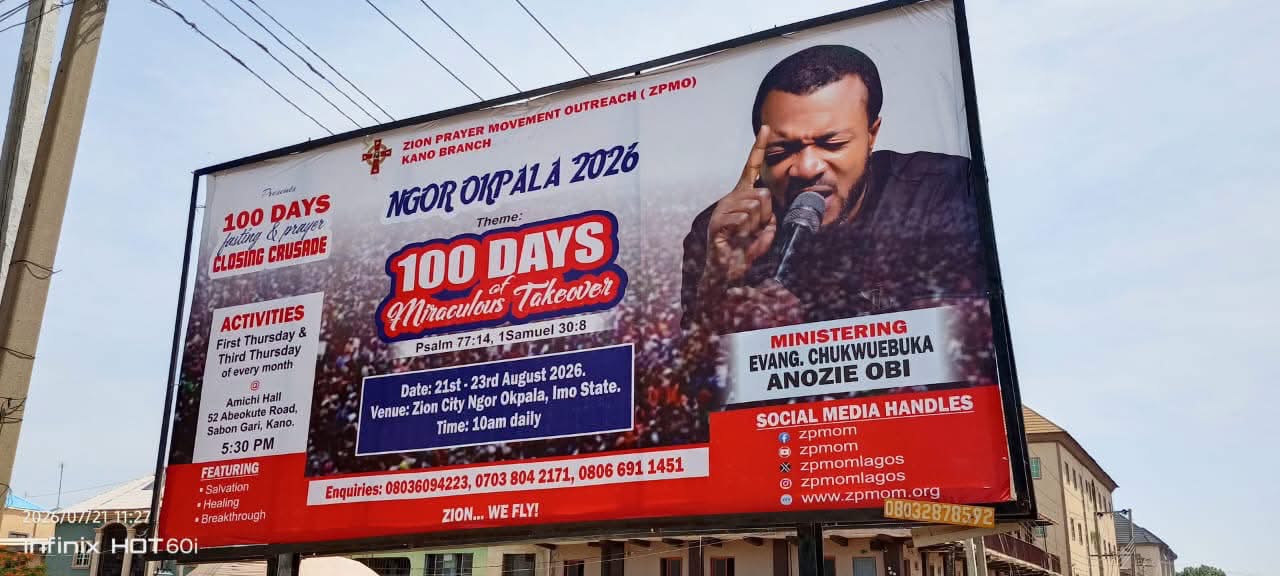 International Crusade For Zion Ministry Kicks Off In Imo State • Holds from Friday, August 21st to Sunday, August 23rd